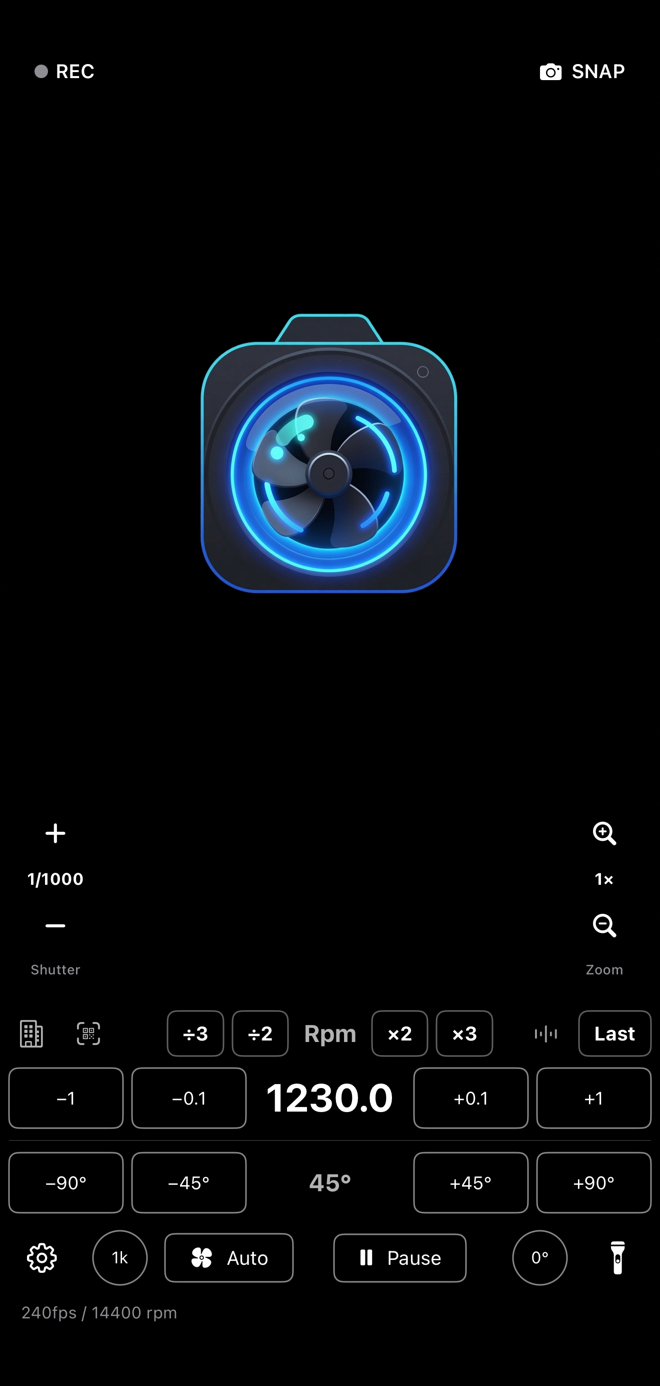 TachoCamera app screenshot